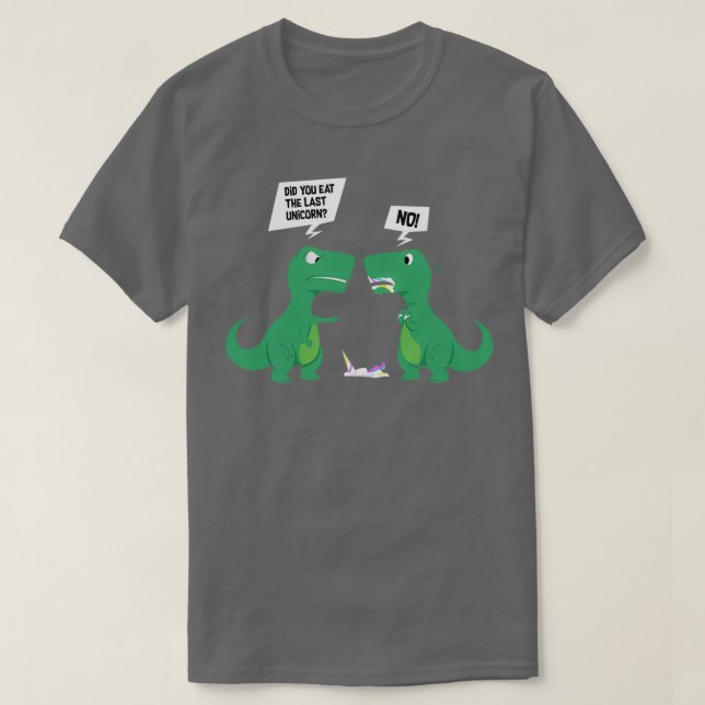 Camiseta ¿Comiste El Último Unicornio? (Diseño del anverso)