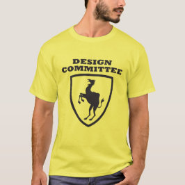 Camiseta Comité de diseño (fondo de color claro)