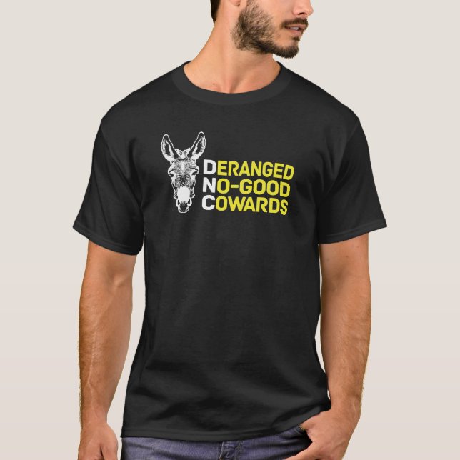 Camiseta Comité Nacional Demócrata - Acrónimo de DNC (Anverso)