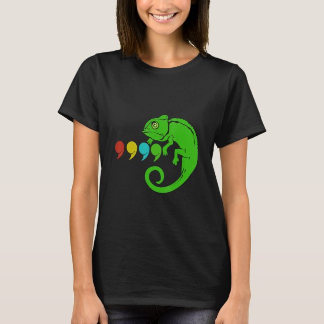 Camiseta Comma Chameleon (Anverso)