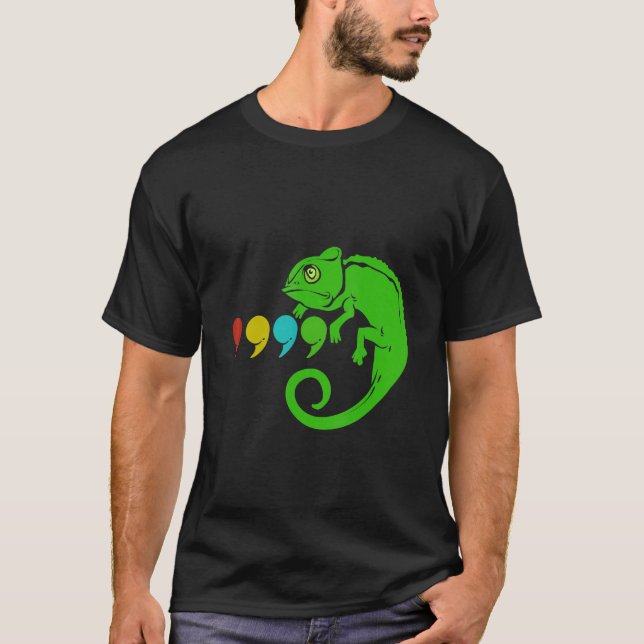 Camiseta Comma Chameleon 1 (Anverso)