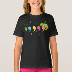 Camiseta Comma Chameleon Lizard Reptiles