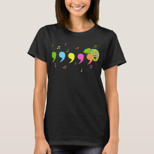 Camiseta Comma Chameleon Lizard Reptiles