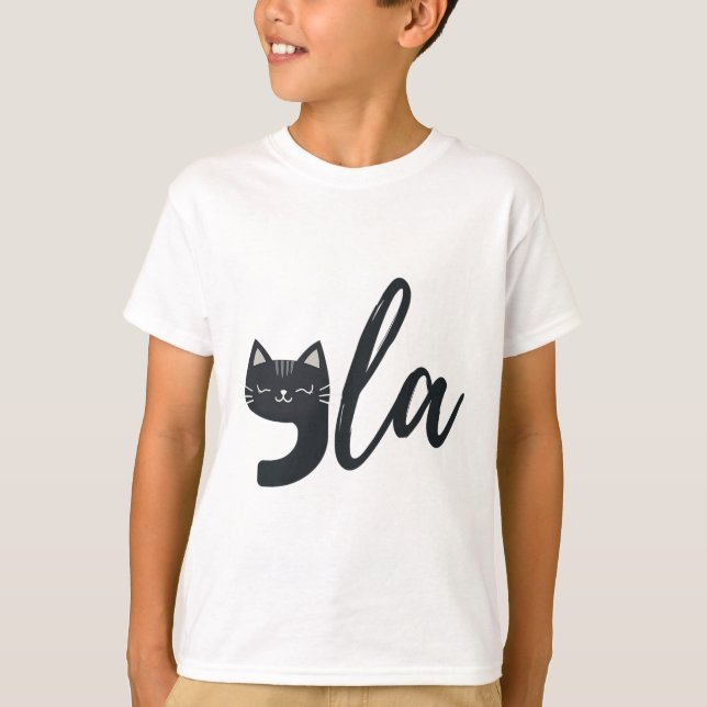 Camiseta Comma de gato lindo gracioso La graciosa Kamala Ha (Anverso)