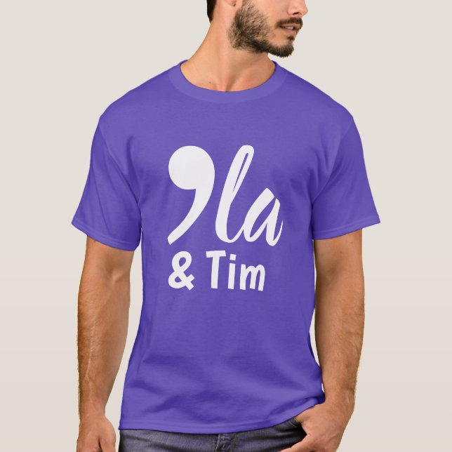 Camiseta Comma Kamala y Tim 2024 (Anverso)