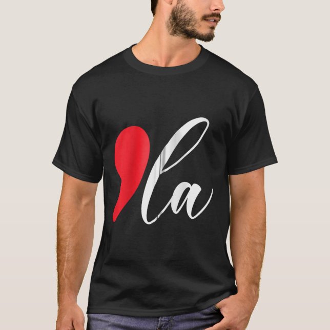 Camiseta Comma La (Anverso)