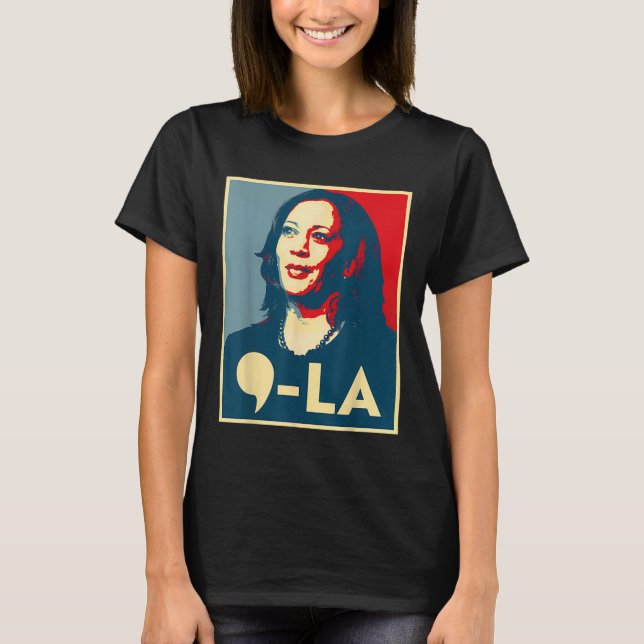 Camiseta Comma La - Kamala-Harris 2024 Votación a la presid (Anverso)