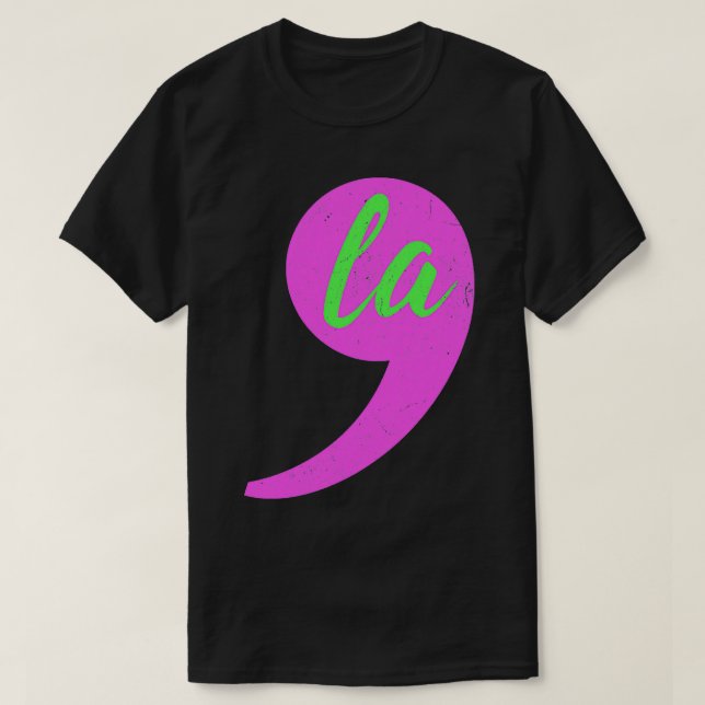 Camiseta Comma La Kamala para AKA Comma (Diseño del anverso)
