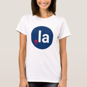 Camiseta Comma La kamala pronunciación divertida azul rojo