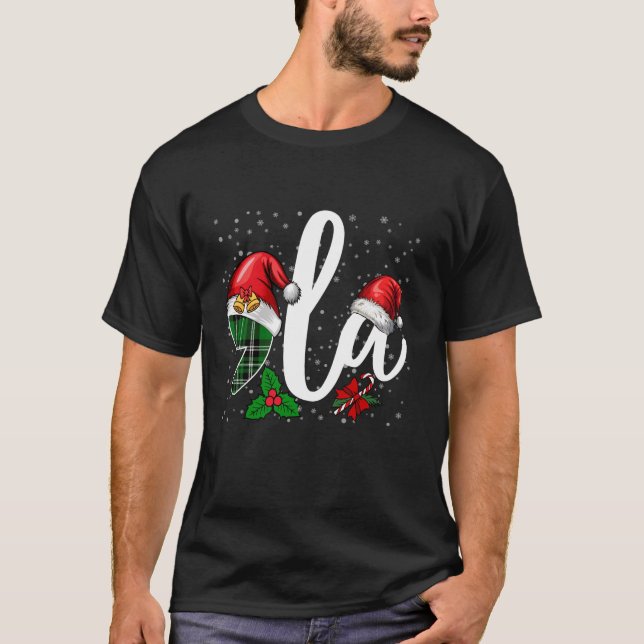 Camiseta Comma La Santa Hat Kamala Harris 2024 Señora Presi (Anverso)