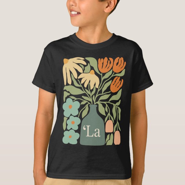 Camiseta Comma La Subtle Boho Flores Kamala Harris Madam P (Anverso)
