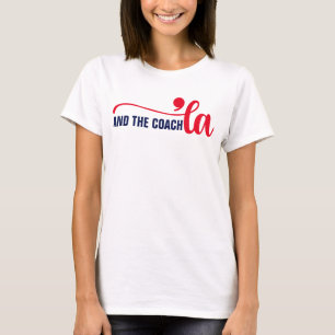 Camiseta Comma la y entrenador Entrenador de Kamala Harri