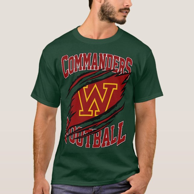 Camiseta Commanders de Washington (Anverso)