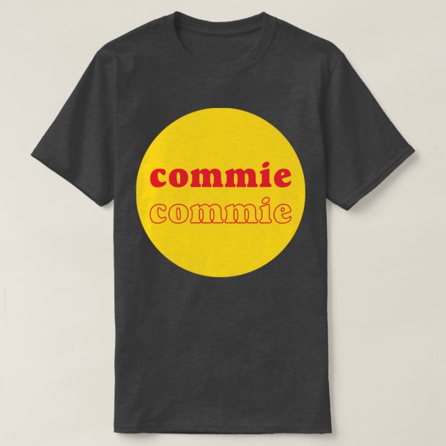 Camiseta Commie Comunista (Diseño del anverso)