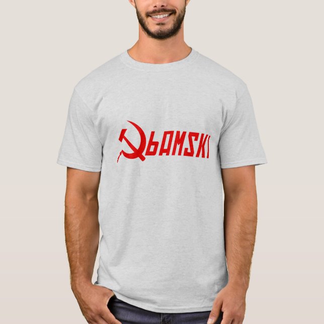 Camiseta Commie Obama (Anverso)