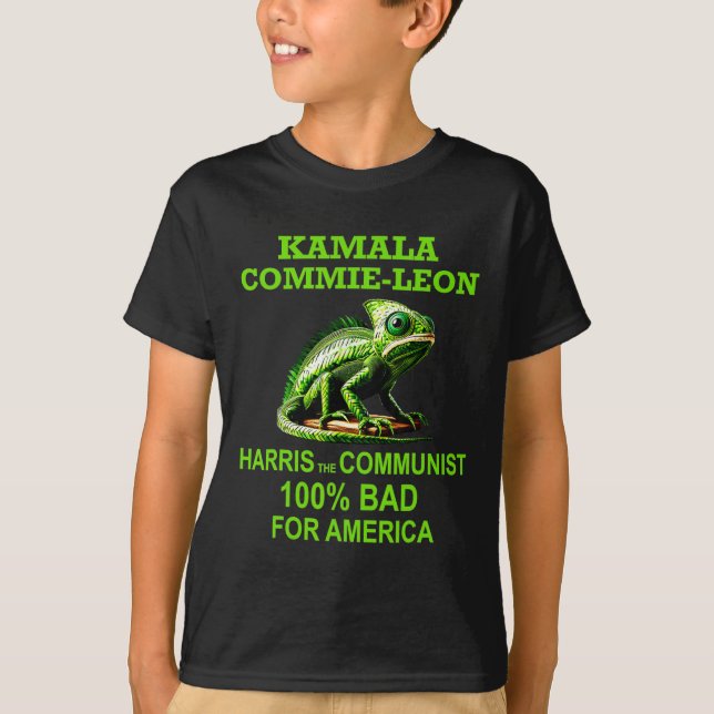 Camiseta Commieleon Commie Comrade Comrade Kamala Comunista (Anverso)