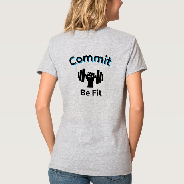 Camiseta Commit To Be Fit ASCENT (Reverso)