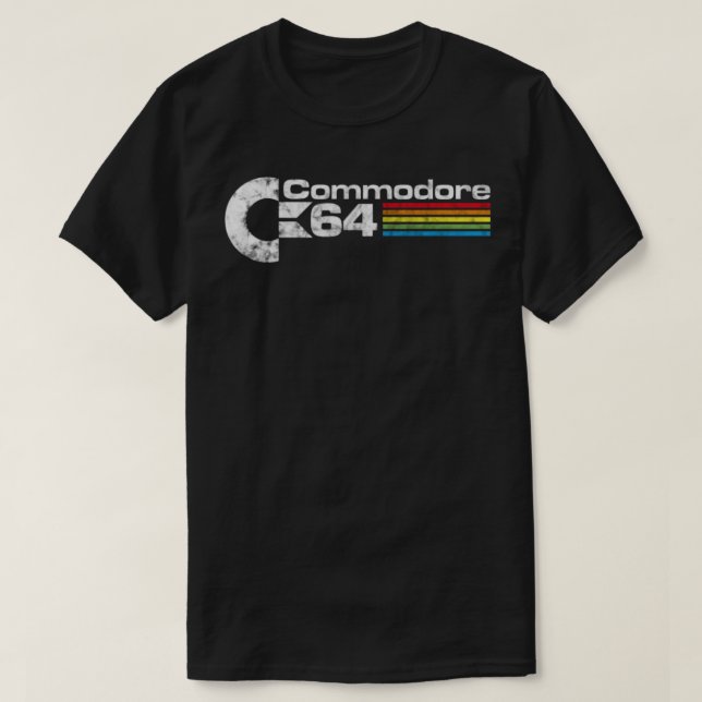 Camiseta COMMODORE 64 Mercancías (Diseño del anverso)