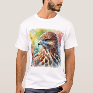 Camiseta Common Buzzard 020824AREF106 - Watercolor