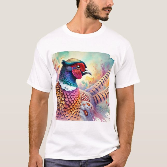 Camiseta Common Pheasant 170724AREF133 - Watercolor (Anverso)