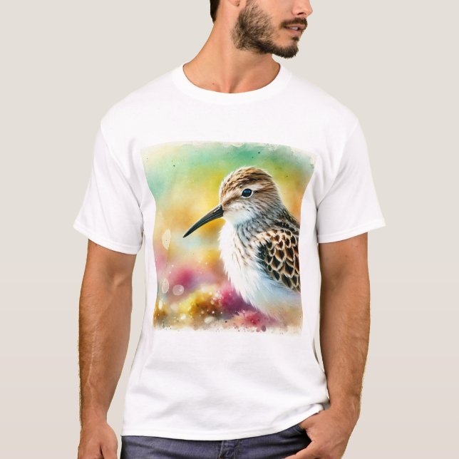 Camiseta Common Sandpiper 020824AREF120 - Watercolor (Anverso)