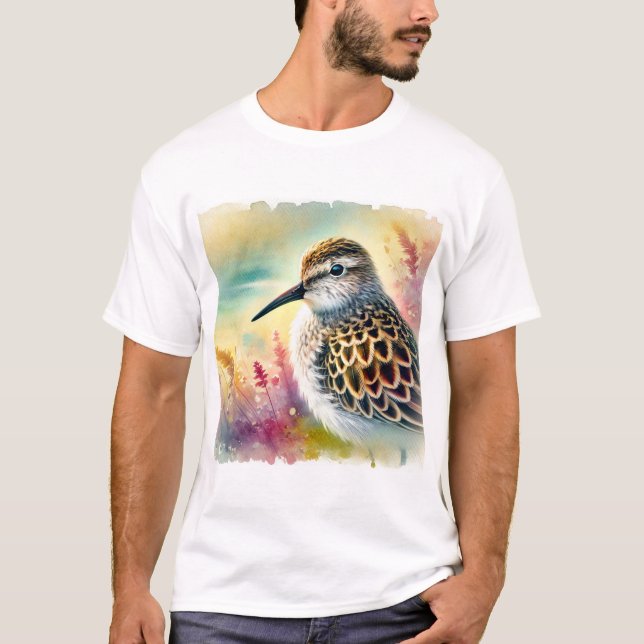 Camiseta Common Sandpiper 160724AREF232 - Watercolor (Anverso)