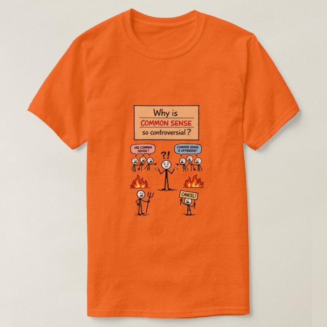 Camiseta Common Sense (4a) (Diseño del anverso)