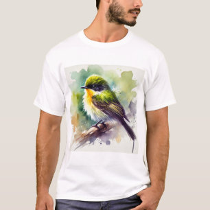 Camiseta Common Tody Flycatcher 040924AREF119 - Watercolor