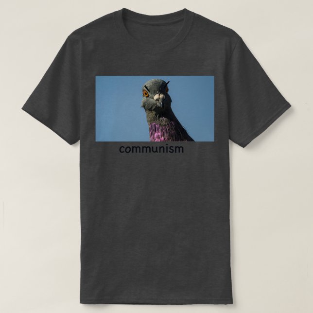 Camiseta communism pigeon 2 (Diseño del anverso)