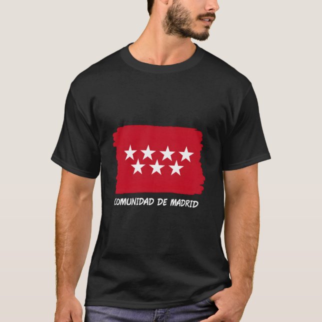 Camiseta Community Of Madrid Flag (Anverso)