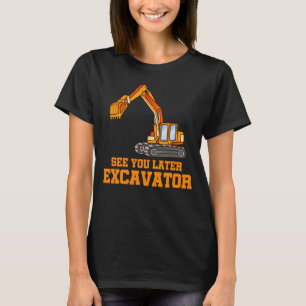 Camiseta Cómnior de la excavadora de la construcción Niños 