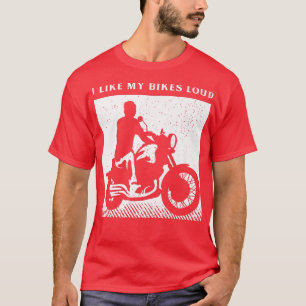 Camiseta Cómnior Diciendo Para Un Amante De La Motocicleta 