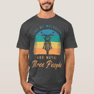 Camiseta Cómnior Diciendo Para Un Amante De La Motocicleta 
