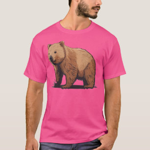 Camiseta Cómnito bebé Wombat Face