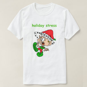 Camiseta Cómnito camisón de Navidades se burla del estrés d
