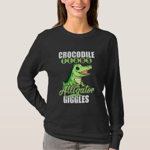 Camiseta Cómnito cocodrilo cocodrilo Personalizado mujer