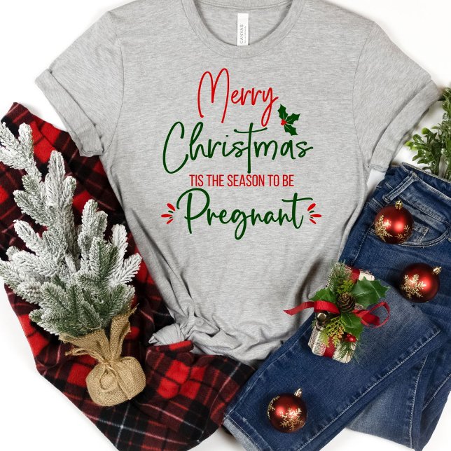 Camiseta Cómnito de Navidades de Invitación de embarazo (Subido por el creador)