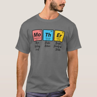 Camiseta Cómnito Nerd Chemistry Mom Regalo el Día de la Mad