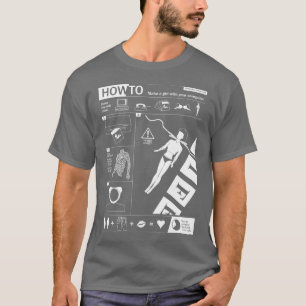 Camiseta Cómo a: Haga a una mujer con su ordenador