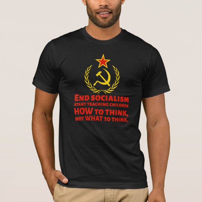 Camiseta Cómo acabar con el socialismo (Anverso)