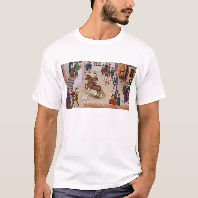 Camiseta Cómo Alexander el gran Bucephalus montado (Anverso)