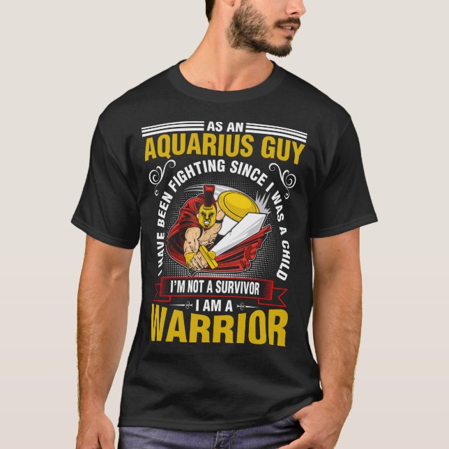 Camiseta Como Aquarius Guy He Estado Luchando (Anverso)