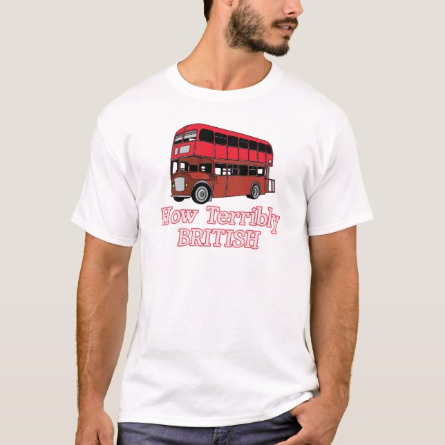 Camiseta Cómo autobús terrible británico (Anverso)