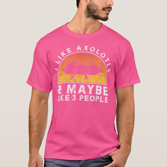 Camiseta Como Axolotl Sunset Mexicano Salamander (Anverso)