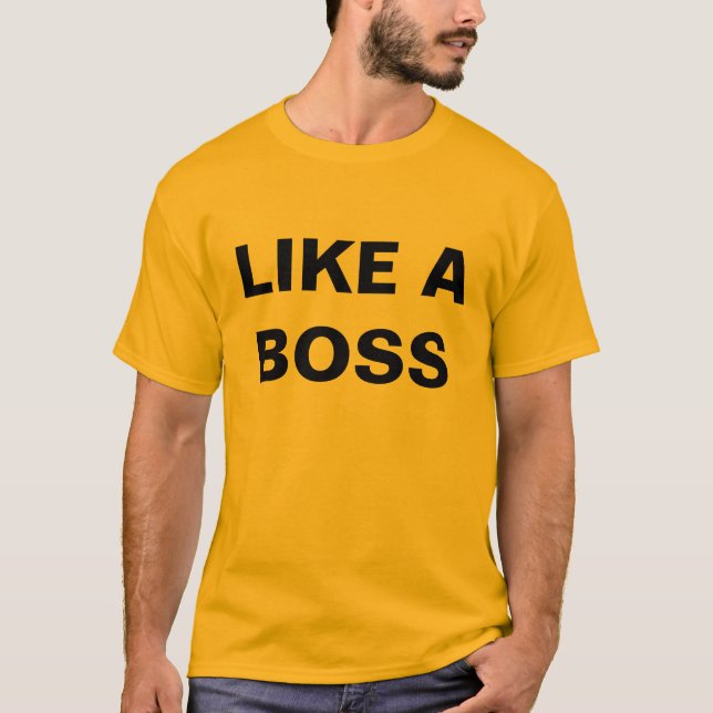 CAMISETA COMO BOSS (Anverso)