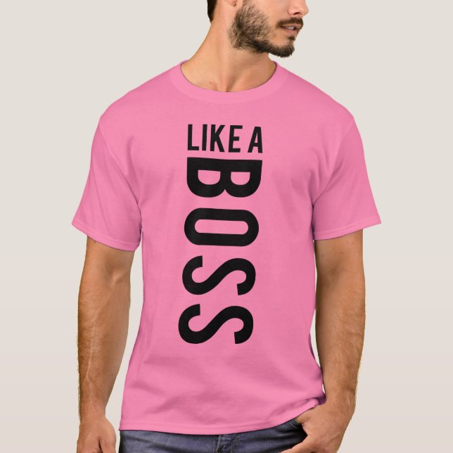 CAMISETA COMO BOSS (Anverso)