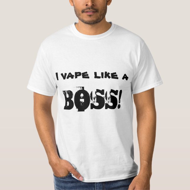 Camiseta ¡Como BOSS! (Blanco) (Anverso)