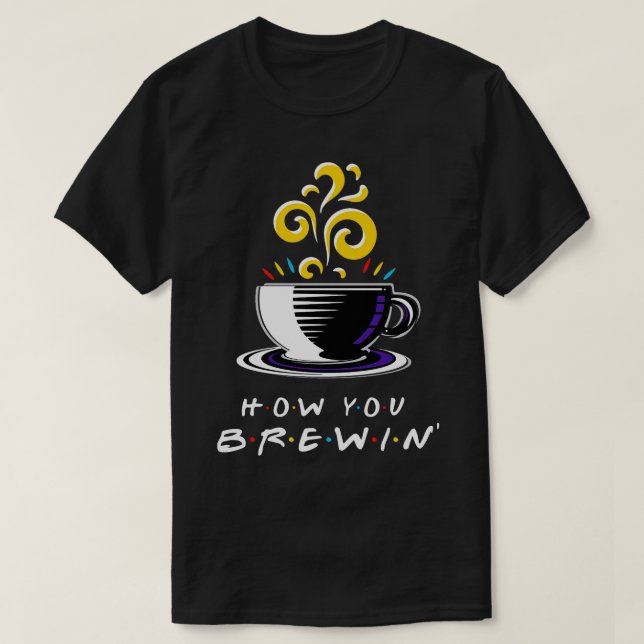 Camiseta Cómo Brewin (Diseño del anverso)