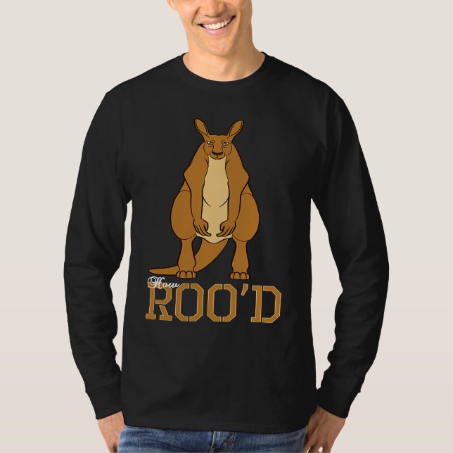 Camiseta Cómo canguro animal australiano roo'd (Anverso)