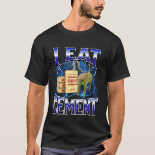 Camiseta Como cemento Gato divertido Meme Memes de Internet